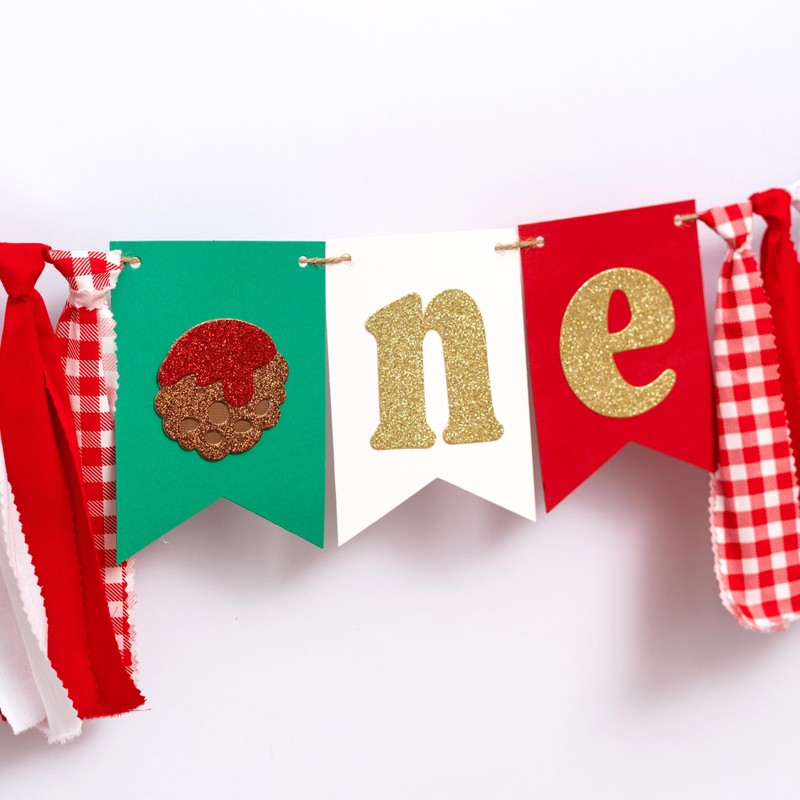Raoformi Meatball Theme First Birthday High Chair Banner