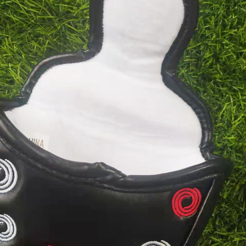 Stylish Magnetic Closure Half Round for Golf Headcover PU Leather