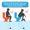 Toilet Stool,7" Squatting Poop Stool- 550 lbs Weight Capacity, Toilet