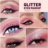 Mini 9 Cool Shade Eyeshadow Palette Black Smokey Matte Glitter