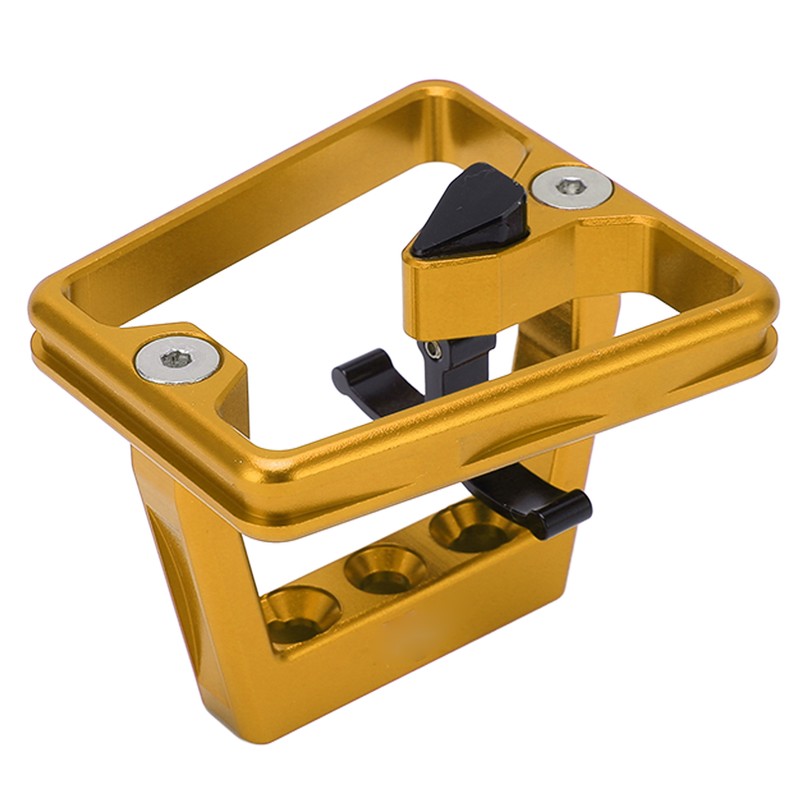 Folding Bike Front Carrier Adapter Aluminium Alloy Hollow Carved Mount