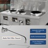 AA Faucet Wok Range Center-On Automatic Faucet with 14" Spout