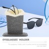 Operitacx 2 Pieces Plush Lined Glasses Holder Glasses Stand Case