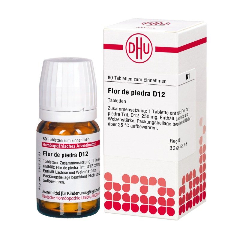 Flor de Piedra D12 DHU Tabletten, 80 St. Tabletten