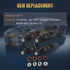 Bulubiu 4PCS Fuel Diesel Injector 131406490 Fit for Perkins Engine