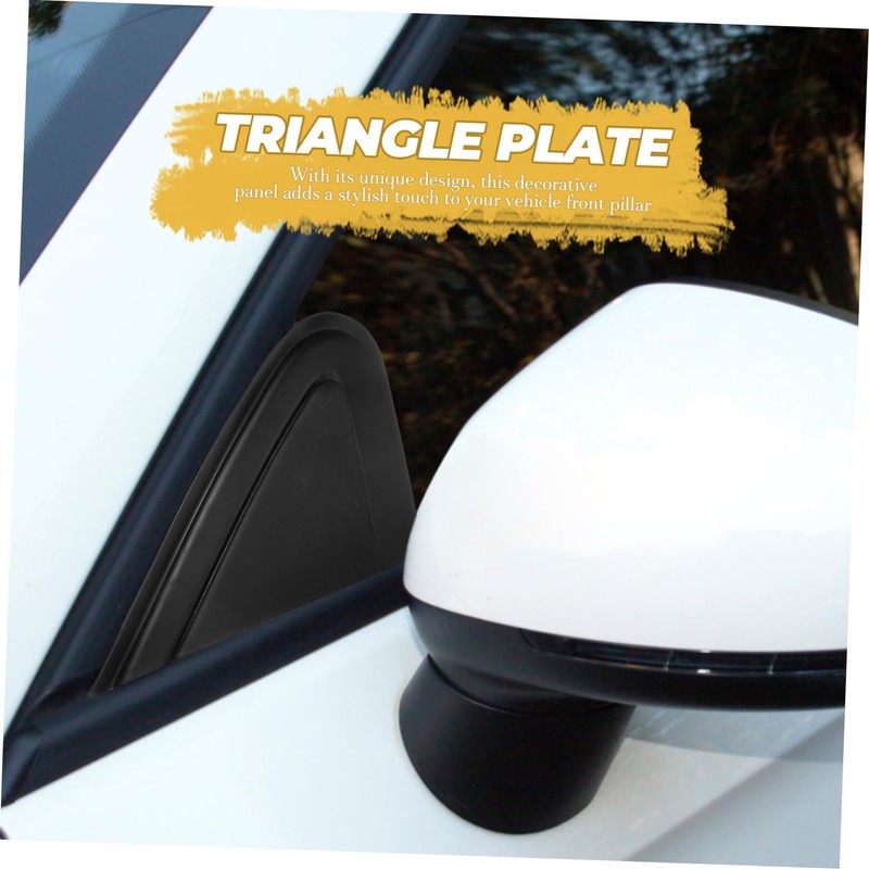 MAGICLULU 2Pcs Triangle Cover Plate for Car Front Pillar Durable