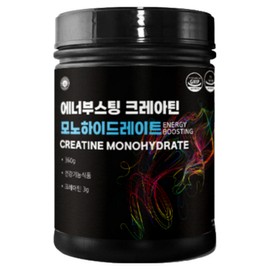 [120 Servings] Energy Boosting 100% Creatine Monohydrate, 1 unit, 360g / [120회분] 에너부스팅 100% 크레아틴 모노하이드레이트, 1개, 360g