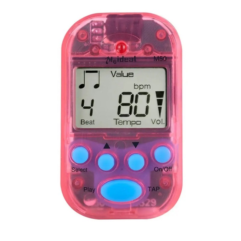 Mini Digital Metronome for Music Practice – Clip-On LCD Tempo
