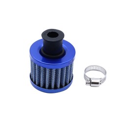 TAKPART 13mm Universal Blue Breather Cold Air Filter Motorbike Air Intake Filter