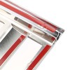 2PCS Car Tail Light Trim Frame Electroplating Bright Glossy Rust