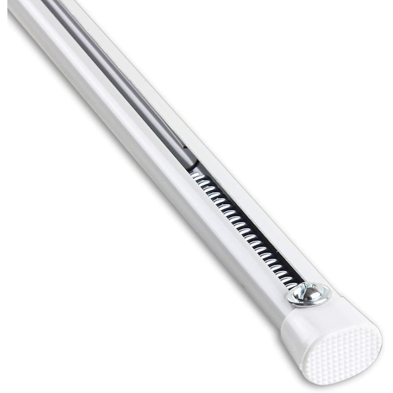 Graber Oval Spring Tension Curtain Rod 22 to 36-Inch Adjustable