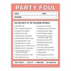 Knock Knock Party Foul Nifty Note, Checklist Memo Pad, 4