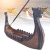 Viking Ships, Retro Ships Ornament, Collectible Figures, Resin Viking Boat