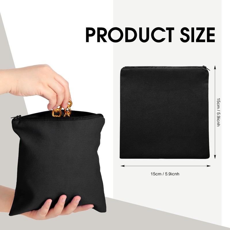 Sanwuta 8 Pcs Zippered Silver Storage Bags Anti Tarnish Bags