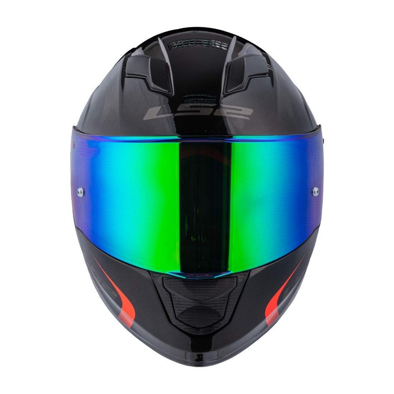 LS2 Helmets Assault/Rapid/Stream Pinlock Ready Escudo exterior (verde iridium)