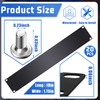 Leinuosen 20 Pcs 1U Blank Panel Metal Rack Mount Filler