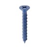 IMScrews 1/4" x 1-3/4" Blue Flat Head Concrete Screws for