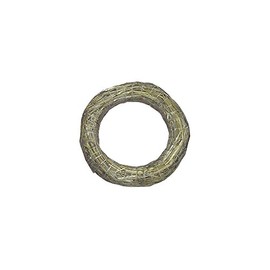 Rayher 8907631 Straw Wreaths, Natural, Individually Welded, 25 cm Diameter
