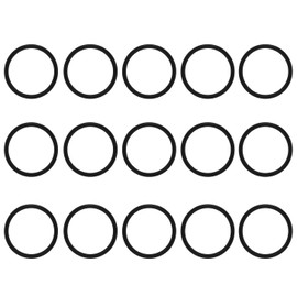 DERNORD 4" Tri Clamp Buna-N (NBR) Sanitary Gasket Fits Tri-Clover Type Ferrule (Pack of 15)