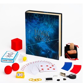 LUGY Magic Secrets - Magic Set for Beginners & Kids - Box of 70 Basic Level Magic Tricks & Illusions - Magician Supplies - Magic Starter & Learning Kit - Includes Video Tutorials - Age 8+