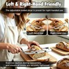 Qvamodo Upgraded Bread Knife for Homemade Bread, 6 Adjustable Thickness