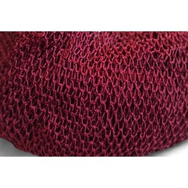 African Net Sponge Sapo Burgundy Red