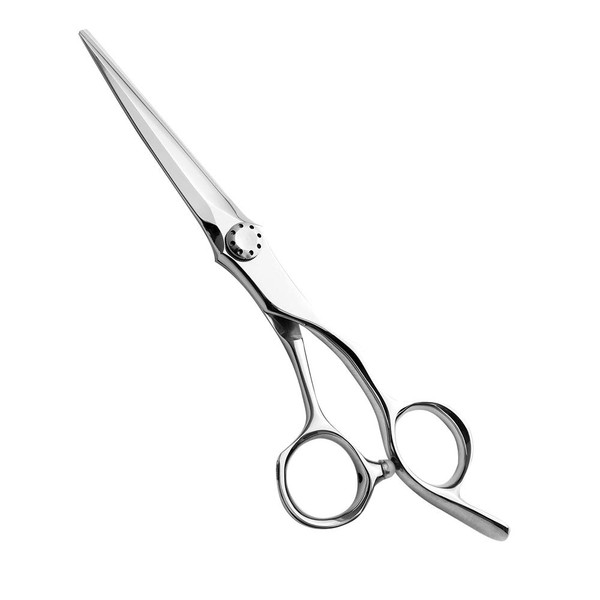 AOLANDUO 6" Hairdressing Scissors-Extremely Sharp-Offset Design with Japanese JP440C Stainless Steel Barber Scissors for Salon Stylists Beauticians