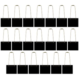 20pcs Mini Chalkboard Bottle Keeper Bottle Tag Plates Solid | Size: 56x47mm | Thickness: 2mm | Made in Japan
