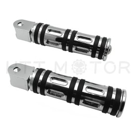 HONGK Honda Fury VT1300 Shadow Aero Phantom Spirit cruiser Chrome Edge Cut Footpegs