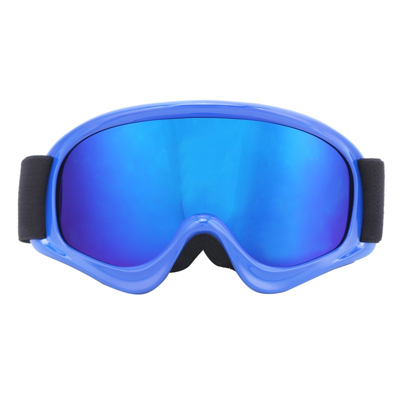 Children Ski Doublelayer Antifog Snow Antisnow Blindness Climbing Windproof Glasses(blue