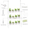 Sumerflos 3-Tier Acrylic Window Boxes Plant Shelves for Windows, Acrylic