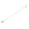 Pendant Necklace 925 Silver Sunflower Shape Gold Exquisite Shiny Elegant