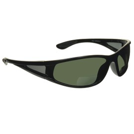 proSPORT Polarized Bifocal Maui Sunglass Readers Costa Fishing Gray Lens Sport Wrap Around Driving Side Shield Men Women Magnified 1.50 2.00 2.50