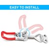 6 Pack Toggle Latch Clamp 4001, Adjustable Latch, Smoker Clamps