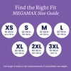 NorthShore MegaMax Adult Overnight Diapers, 12-Hour Tab-Style, Medium, 40 Count
