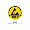 sourcing map 100pcs ESD Labels Static Caution Warning Stickers Label