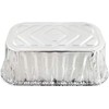 Handi-Foil 1 lb. Aluminum Foil Mini-Loaf/Bread Baking Pan w/Clear Low