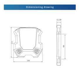Load Cell Transmitter Amplifier Snap Gauge Mounting Test Force Weight Pressure Weighing Transducer Batching Trasmitter (0-10V)