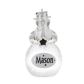 Angels and Snowmen Light Up Hanging Christmas Decorations Mason Snowman