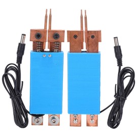 Cordless Spot Welding Pen with Japanese Needles with Concentric Ball Tip for Long Term Work. Double Springs for Moderate Force. Thick Brass Rod. Fast, Clean