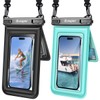 Rynapac Floating Waterproof Phone Pouch - 2 Pack for Beach