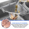 200 Pieces Kitchen Sink Tri-Holder Filter, Triangular Drain Strainer, Sink