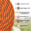 AOLEBA 8.5mm Static Climbing Rope, Outdoor Rock Climbing Ropes, Heavy
