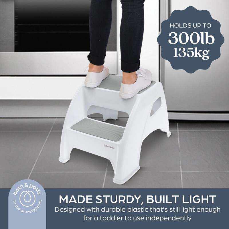 Dreambaby Toddler & Me 2 Step Stool - Designed for