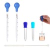 Pack of 4 Transparent Pipette with Cleaning Brush 10 ml