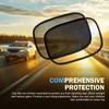 Merdege Car Window Shades, 4 PCS Baby Side Window Covers,