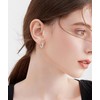 USEEDOVIA Sterling Silver Hoop Earrings for Women Girls,Hypoallergenic 925 Silver