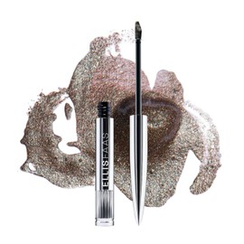 Ellis Faas Lights Liquid Highlighter High Pigment, Easy to Blend Long Lasting Natural Radiance Sparkly Glitter Body Shimmer Stick Travel Face Makeup Non Sticky Metallic Eyes Look (308 Dark Metal)