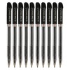 iGlitter Xtra Sparkle Glitter Gel Pens, BLACK, Medium Point (1.0mm),