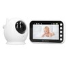 Baby Monitor 360 Degree Rotation 4.3inch LCD Screen 8 Lullabies